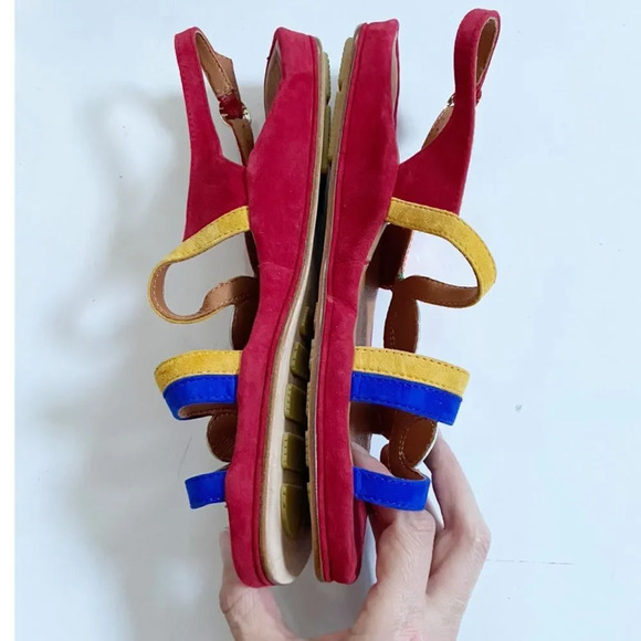 NEW L’Amour Des Pieds Darrius Multicolor Leather Comfort Sandal size 39.5 US 9 - Picture 7 of 10